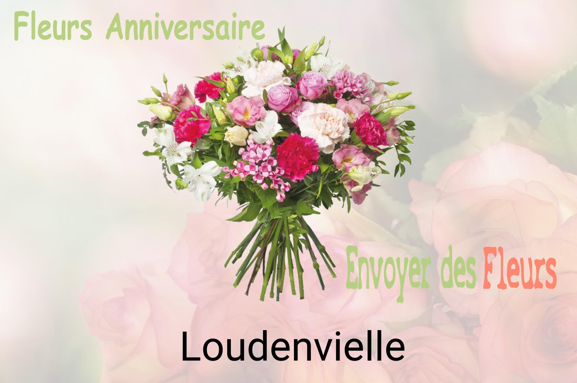 Bouquet de fleurs d’anniversaire livré à Loudenvielle