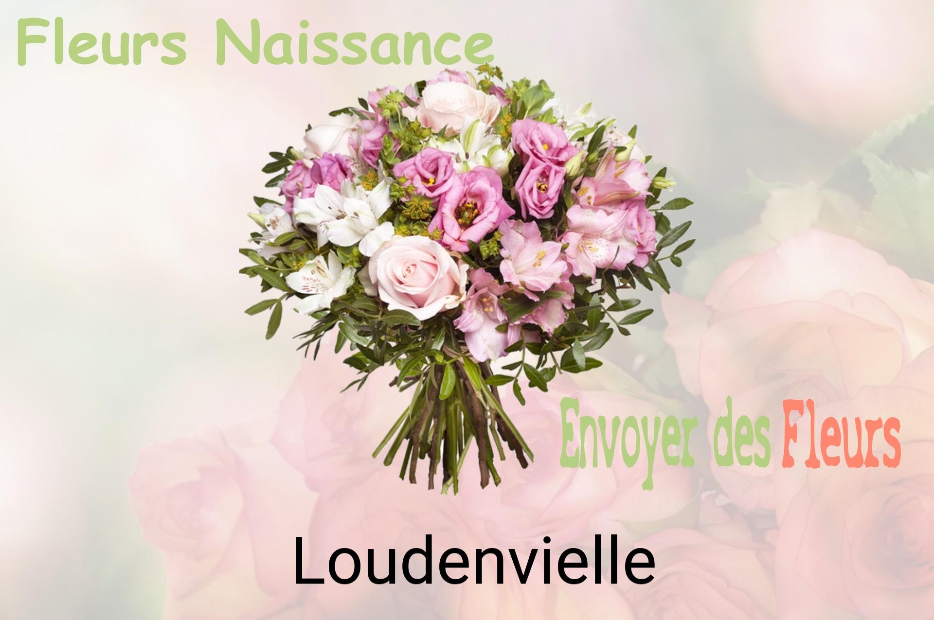 Bouquet de fleurs de naissance livré à Loudenvielle